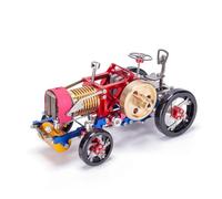 SpedUpX Flame Eater Engine, Flame Eater Vacuum Engine Stirling Wheel Tractor Model Educational Mechanical Vehicle Artwork, Educational Physics Experiment Kit