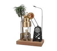 SpedUpX KACIO FD-6 Mini Three-legged Vertical Swing Steam Engine Model with Boiler Steam Power Generating Units