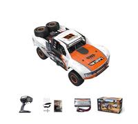 SpedUpX RD12 1/12 4WD RC Drift Car, Full-Proportional Brushed RTR with Gyro Stabilization, 7-Color LED Lights, Cruise Control, High-Speed Remote Control Car(Orange)