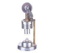 SpedUpX Stirling Engine Kit, Stirling Metal Piston Cool Cylinder Quartz Thermal Head Micro Vertical Engine Model