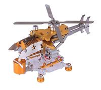 SpedUpX Stirling Engine Model Kit, Armored Edition Helicopter Horizontal Single Cylinder Vacuum Stirling Model Toy(Ty2)