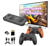 SpedUpX X9 Ultra Retro Retro Gaming Console Stick Built-in 64G/128G/256G TF Card 37000+/42000+/60000+ Classic Games, 2.4G Dual Wireless Controllers, 4K HDMI HD Nostalgia Stick