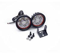 SPEDWHEL Headlight with Adapter Base for Kaabo Wolf Warrior Wolf X Wolf King Electric Scooter Front Light Replacement Parts (Headlight + Adapter Socket)