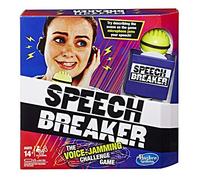 SPEECH BREAKER Voice Jamming Challenge PARTY GAME Hasbro DELAY MIC HEADPHONE 14+