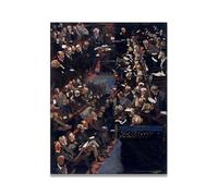 Speech In The House Of Representatives John Lavery Irish Realist Portrait & War Scenes Canvas Print - Vintage Home Wall Art 60x78cm Unframed