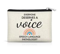 Speech Language Pathologist Gifts Coin Purse Speech Therapy Gifts for Therapist Appreciation Gift for Her Assistant Teacher Therapists Graduation Retirement Birthday Autism Therapist Gift Coin Pouch