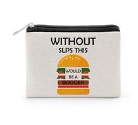 Speech Language Pathologist Gifts Mini Change Bags Speech Therapist Gift for Women Speeches Therapist Appreciation Gift Portable Mini Change Wallet Christmas Birthday Gifts for SLP Zipper Coin Pouch