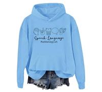 Speech Language Pathologist Hoodie, Speech Language Pathologist Sweatshirt Carolina Blue