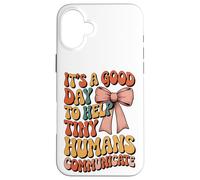 Speech Language Pathologist Pathology Speech Therapy SLP Case for iPhone 16 Plus