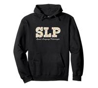 Speech Language Pathologist SLP Floral Pullover Hoodie
