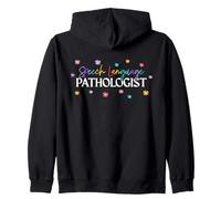 Speech Language Pathologist SLP Speech Therapist Zip Hoodie