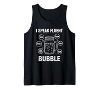 Speech Language Pathologist Speak Fluent Bubble SLP Therapy Tank Top
