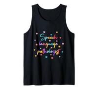 Speech Language Pathologist Speech Therapist Floral Tank Top