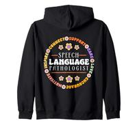 Speech Language Pathologist Support Speech Therapist Zip Hoodie