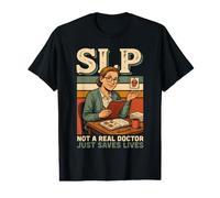 Speech-Language Pathology Not A Real Doctor Value Graphic T-Shirt