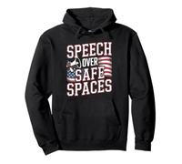 Speech Over Safe Spaces Pro Free Speech College Student Pullover Hoodie