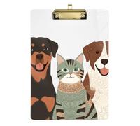 Speech Pathology clipboard Funny Dog Cat for Homework Pediatric