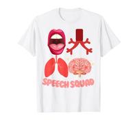 Speech Squad SLP Speec Value Graphic T-Shirt, Men, White, L
