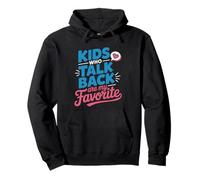 Speech Therapist Kids Who Talk Back Favorite Humor Slp Pullover Hoodie