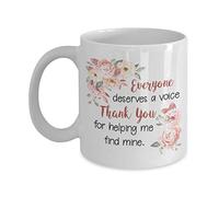 Speech Therapist Mug, Everyone Deserves A Voice Thank Your for Helping Me Find Mine, SLP Mug, Speech Language Pathologist Mug, SLP Gift 11oz