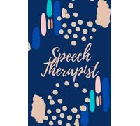 Speech Therapist Notebook-Blue