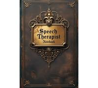 Speech therapist notebook: lined journal for men women coworker