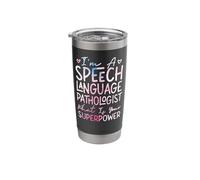 Speech Therapist Therapy Assistant SLP I'm A Speech Language Stainless Steel Insulated Tumbler