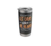 Speech Therapist Therapy Assistant SLP Let Every Voice Be Stainless Steel Insulated Tumbler