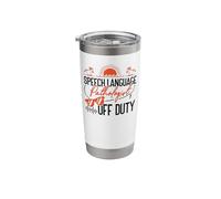 Speech Therapist Therapy Assistant SLP Speech Language Stainless Steel Insulated Tumbler