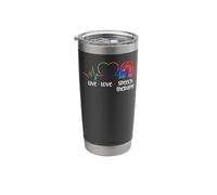 Speech Therapist Therapy Assistant SLP Tie Dye Live Love Stainless Steel Insulated Tumbler
