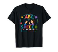 Speech Therapy ABC Kids Communication Growth Awareness Brand T-Shirt