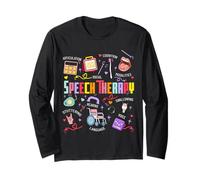 Speech Therapy Articulation Language Hearing Cognition SLP Long Sleeve T-Shirt
