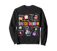 Speech Therapy Articulation Language Hearing Cognition SLP Sweatshirt