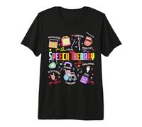 Speech Therapy Articulation Speech Hearing Cognition SLP Premium T-Shirt