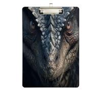 Speech Therapy clipboard Funny Animal Dinosaur Gothic1 Acrylic Cute for Nursing Student Trade Quest Size 9 x 12.5 Tabla para escribir con Clip