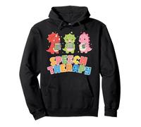 Speech Therapy Dinosaur Speeh Language Pathology Pullover Hoodie