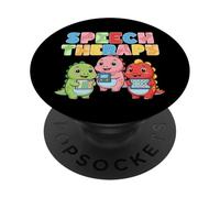 Speech Therapy Dinosaur Speeh Language Pathology SLP PopSockets Adhesive PopGrip