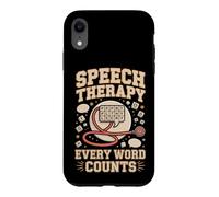 Speech Therapy Every Word Counts Speech Therapy SLP Case for iPhone XR
