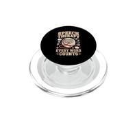 Speech Therapy Every Word Counts Speech Therapy SLP PopSockets PopGrip for MagSafe