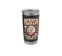 Speech Therapy Every Word Counts Speech Therapy SLP Stainless Steel Insulated Tumbler