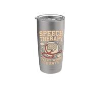Speech Therapy Every Word Counts Speech Therapy SLP Stainless Steel Insulated Tumbler