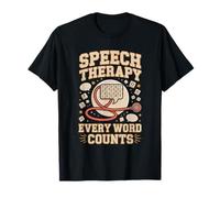 Speech Therapy Every Word Counts Speech Therapy SLP T-Shirt