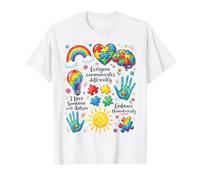 Speech Therapy Everyone Communicate Differently Autism T-Shirt