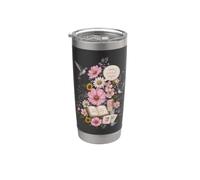 Speech Therapy Floral Teacher Hummingbird Classroom ABC Stainless Steel Insulated Tumbler