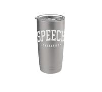 Speech Therapy Funny Speech Therapist Language Pathologist Stainless Steel Insulated Tumbler