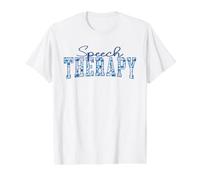 Speech Therapy Funny Speech Therapist Language Pathologist Value Graphic T-Shirt, Men, White, S