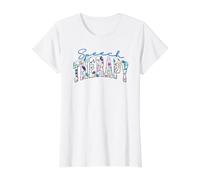 Speech Therapy Funny Speech Therapist Language Pathologist Value Graphic T-Shirt, Women, White, L