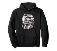 Speech Therapy Helping Kids Find Their Voice SLP Pullover Hoodie