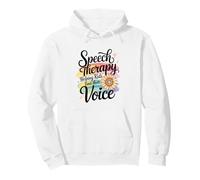 Speech Therapy Helping Kids Find Their Voice SLP Pullover Hoodie