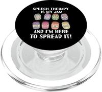 Speech Therapy Is My Jam And I'm Here To Spread It PopSockets PopGrip for MagSafe